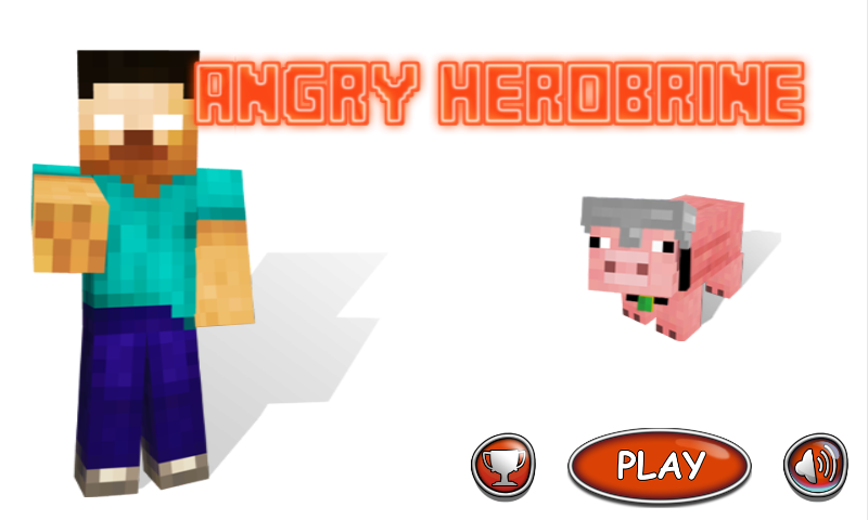 angry Herobrine, Minecraft Skin