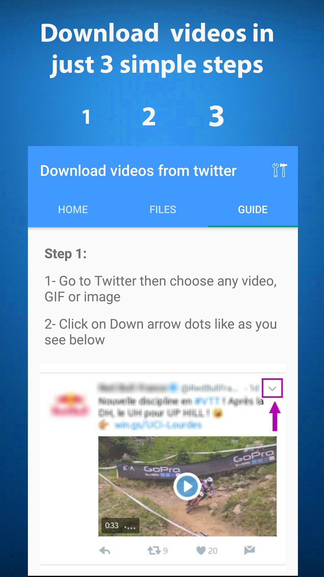 save twitter video download