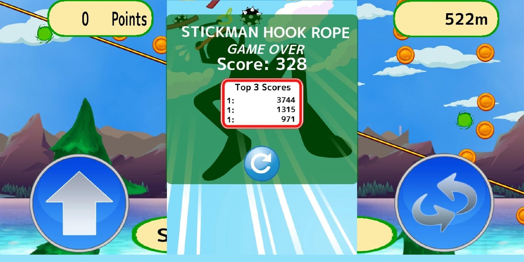 Stickman Hook Rope
