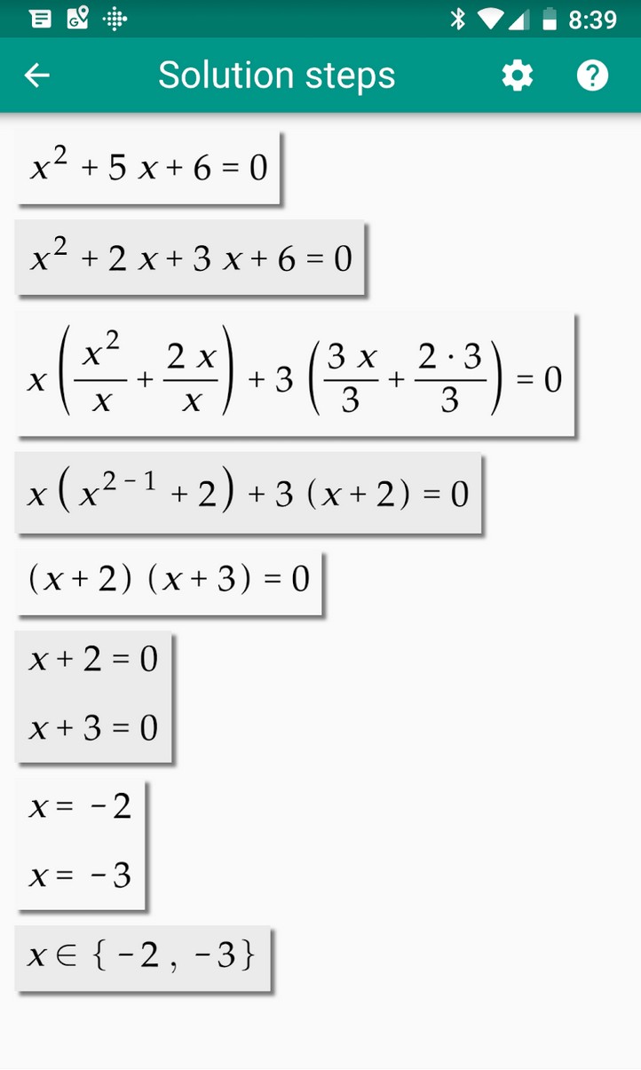 step by step problem solver math