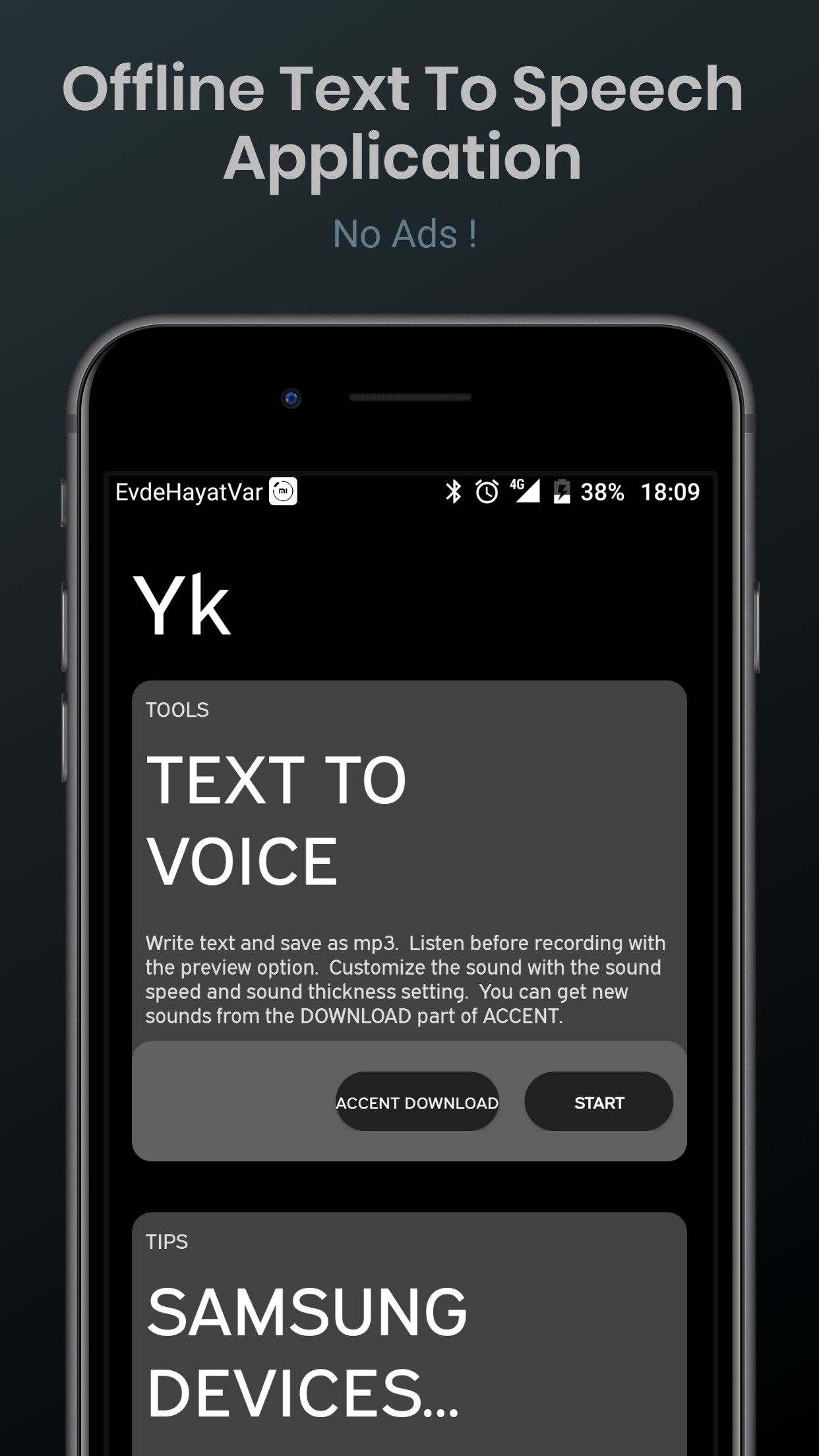 text to speech app offline