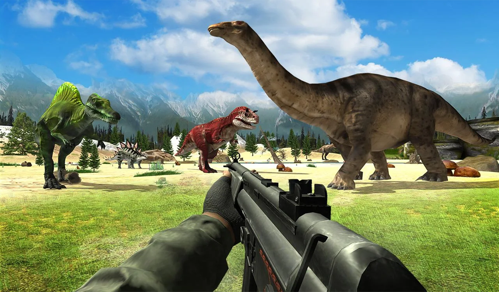 Dinosaur hunting game play video 2021