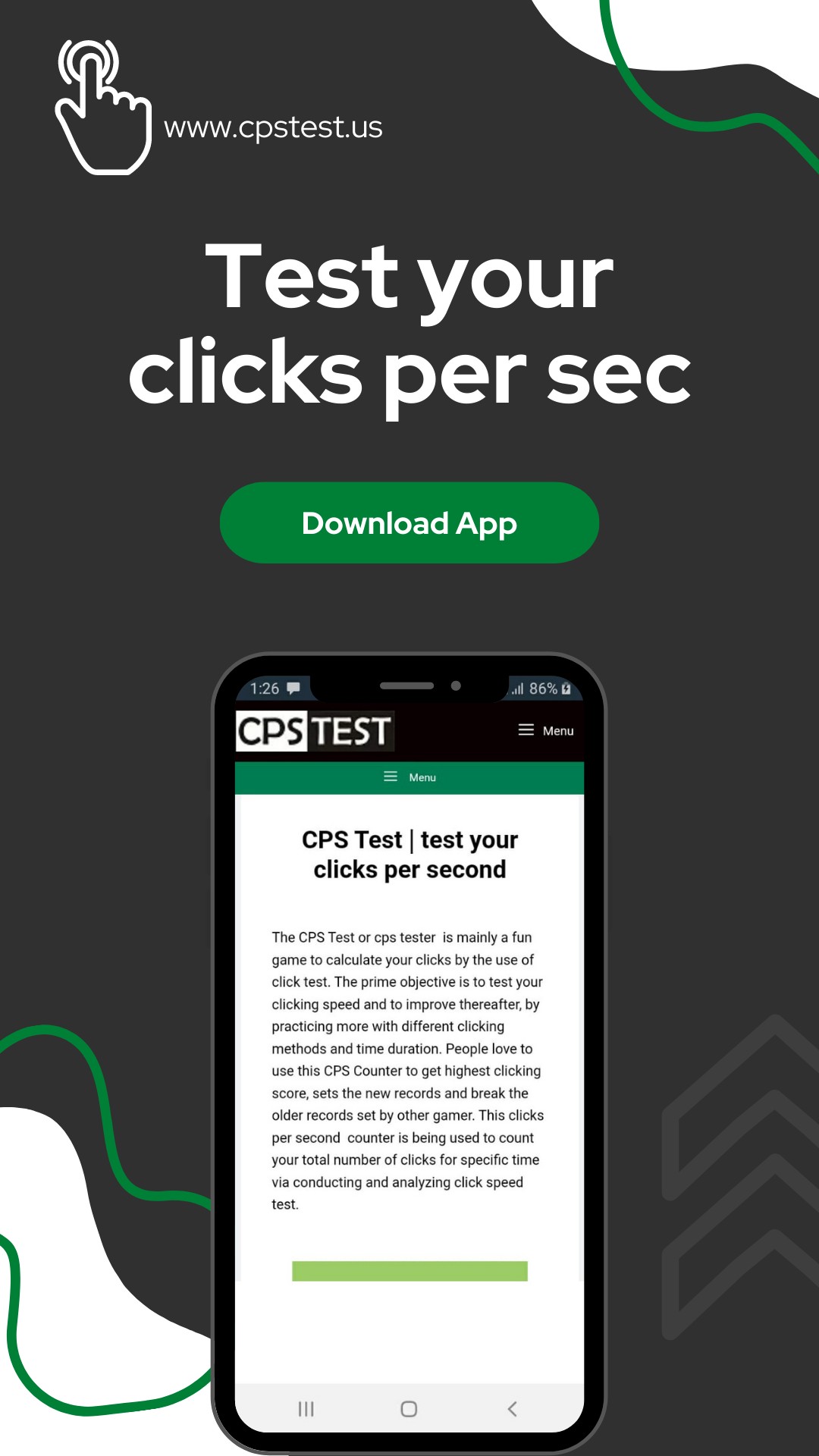 CPS Test - clicks per second on the App Store