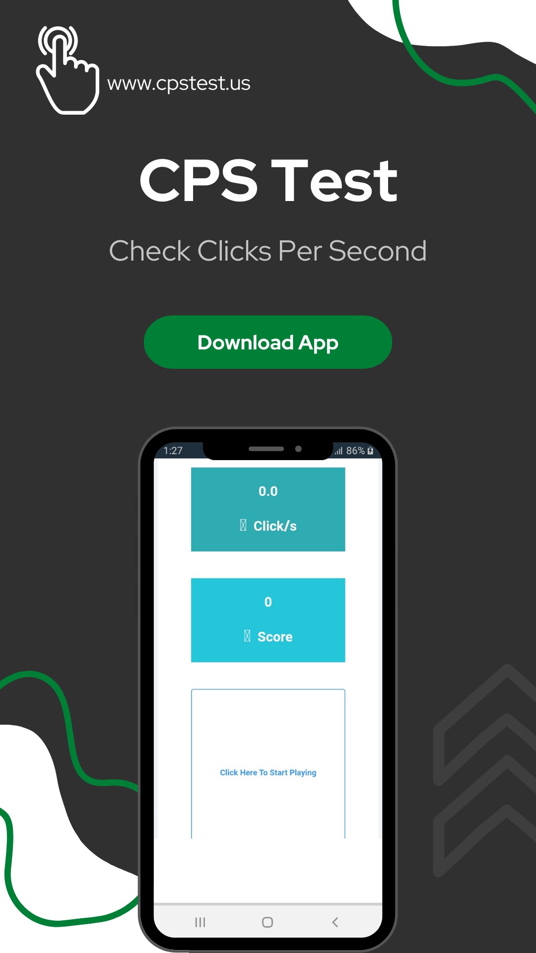 Click speed test - Check Clicks per Second (cps test), Click speed test -  Check Clicks per Second {Cps Test}